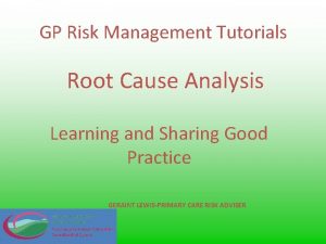 Root cause analysis tutorial