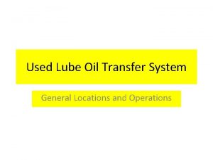 Oil transfer system