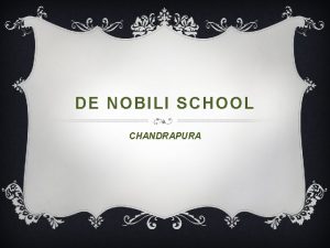 De nobili school chandrapura