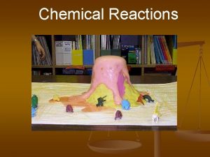 Chemical Reactions Types of Reactions There are four