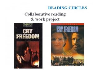 READING CIRCLES Collaborative reading work project GENERAL AIMS