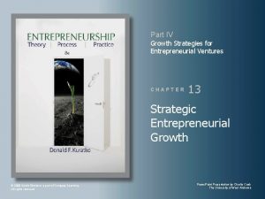 Entrepreneurial strategy matrix