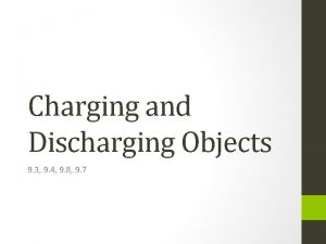 Charging and Discharging Objects 9 3 9 4