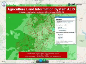 Agriculture Land Information System ALIS Ministry of Agriculture
