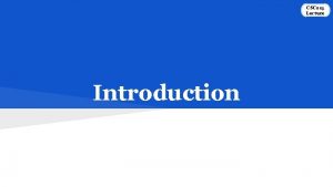 CSC 215 Lecture Introduction Outline Programming Languages Object