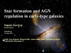 Star formation and AGN regulation in earlytype galaxies