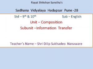 Rayat Shikshan Sansthas Sadhana Vidyalaya Hadapsar Pune 28