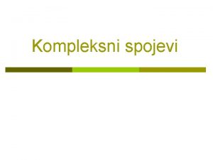 Kompleksni spojevi