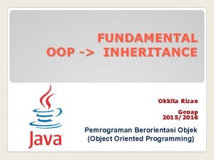 Contoh program inheritance java