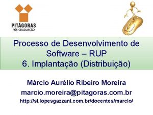 Processo de Desenvolvimento de Software RUP 6 Implantao