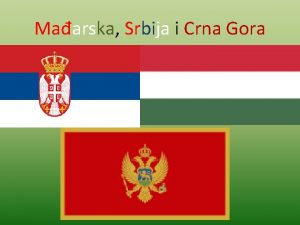 Maarska Srbija i Crna Gora Buljarice Buljarice Prema