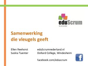 Samenwerking die vleugels geeft Ellen Reehorst Saskia Tuenter