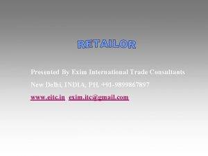 Exim international trade consultants