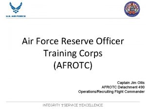 Air Force Reserve Officer Training Corps AFROTC Captain