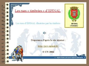 Les rues timbres dEPINAL Les rues dPINAL illustres