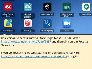 Rosetta stone login
