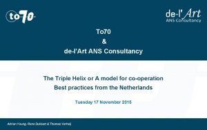 To 70 delArt ANS Consultancy The Triple Helix