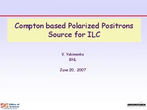Compton based Polarized Positrons Source for ILC V