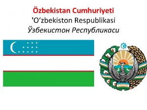Ozbekistan respublikasinin bayragi