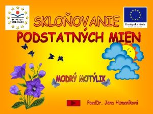 Modr motliky veselo antili po lke Zrazu slnieko