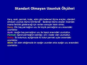 Bedensel olmayan ölçme araçları