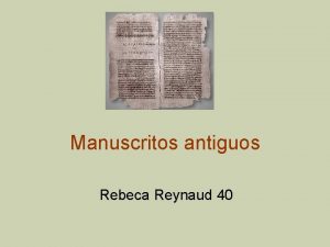 Manuscritos antiguos Rebeca Reynaud 40 Signos mesopotmicos Las