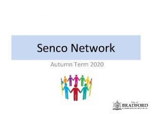 Senco Network Autumn Term 2020 Welcome Agenda Presenter