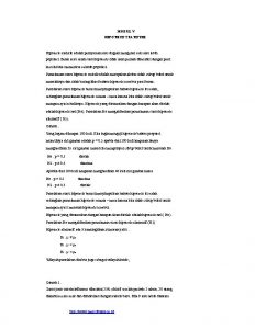 MODUL V HIPOTESIS STATISTIK Hipotesis statistik adalah pernyataan