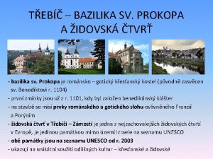 TEB BAZILIKA SV PROKOPA A IDOVSK TVR bazilika