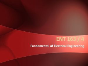 ENT 163 4 Fundamental of Electrical Engineering PIC