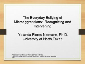 The Everyday Bullying of Microaggressions Recognizing and Intervening