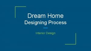 Interior design process checklist