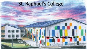 St Raphaels College Leaving Cert Results Day 2020