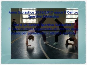 Cos'è il centro sportivo scolastico