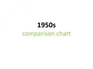 1950 s comparison chart Television in Canada Television