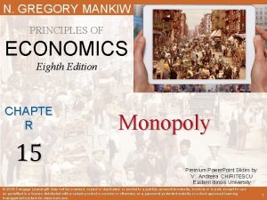 N GREGORY MANKIW PRINCIPLES OF ECONOMICS Eighth Edition