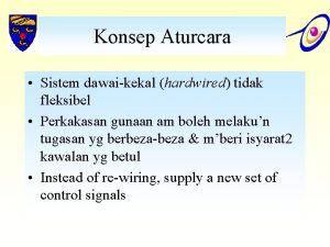 Konsep Aturcara Sistem dawaikekal hardwired tidak fleksibel Perkakasan