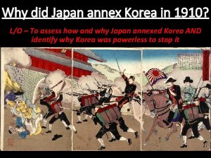 Did japan annex korea