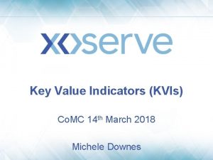 Key value indicators