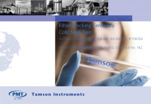 Filter blocking tendency Filter blocking tendency