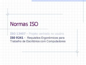 Norma iso 13407