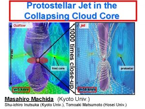 Protostellar Jet in the Collapsing Cloud Core jet