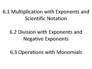 Do you multiply exponents