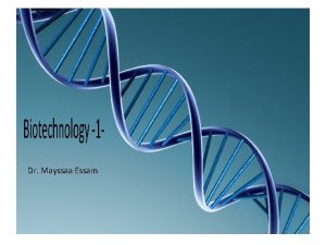 Traditional biotechnology
