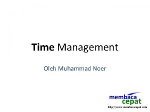 Kuadran time management