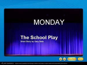 The school play by gary soto plot diagram
