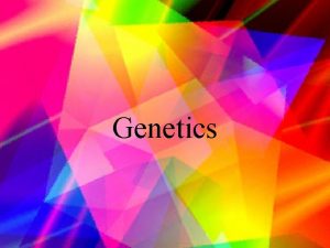 Genetics The Blood Group Systems Inheritance and Genetics