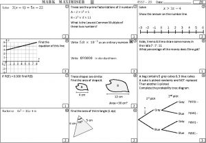 MARK MAXIMISER 4567 2 D Date 20 These