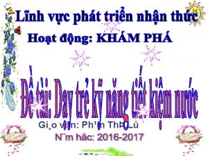 Gio vin Phm Th L I MC CH