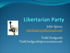 Trey parker libertarian